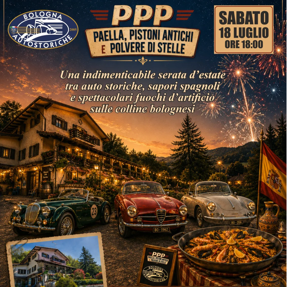 PPP: PAELLA, PISTONI ANTICHI E POLVERE DI STELLE